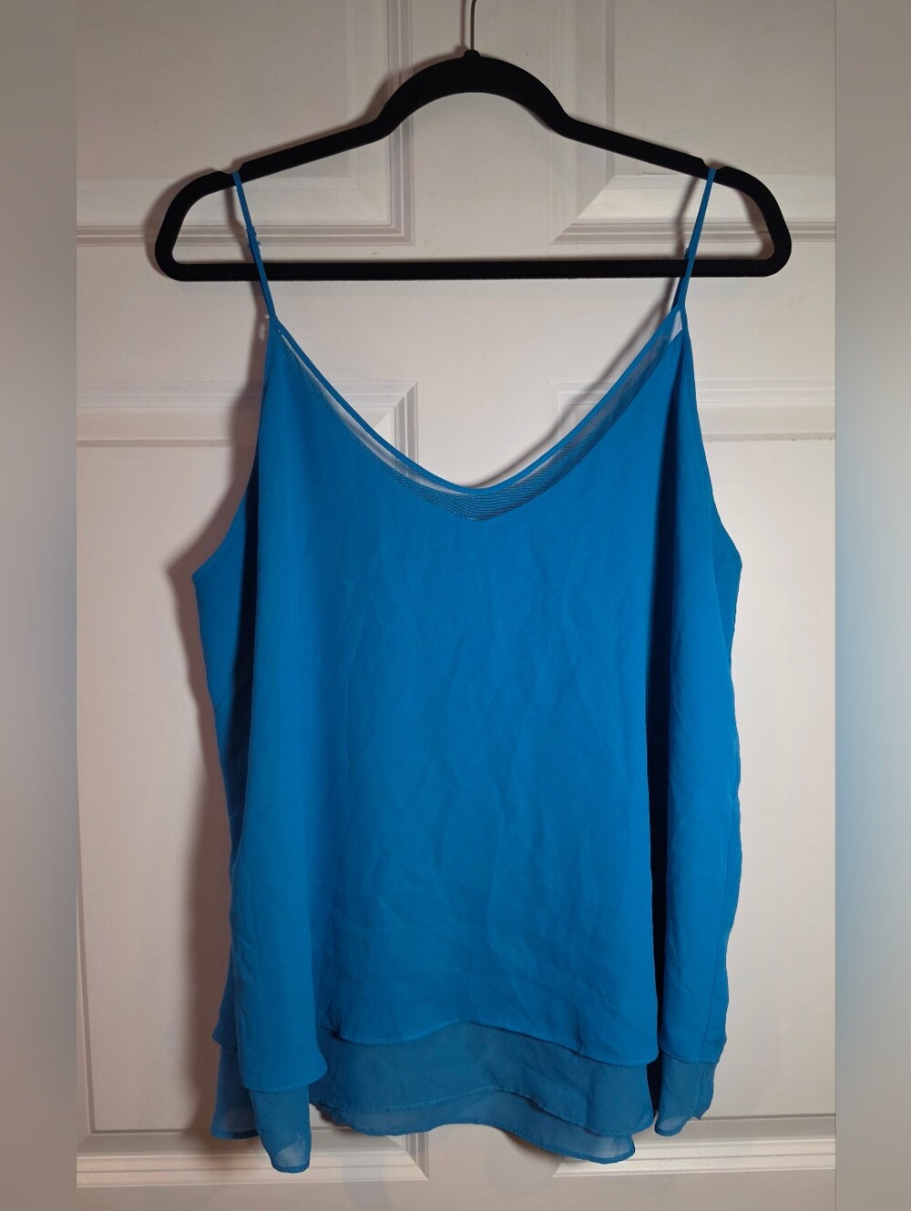 Violet + Claire Blue Women’s Spaghetti Strap Cami Top XL